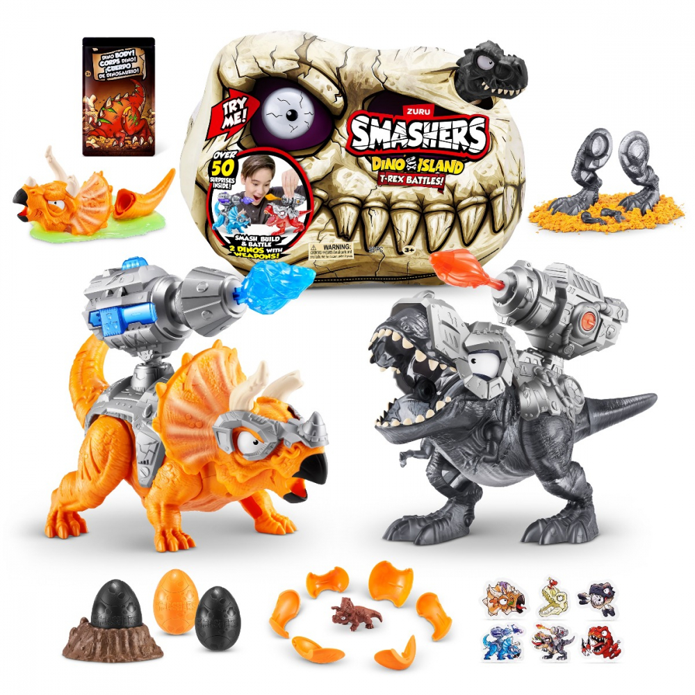 Smashers - Set cu peste 50 figurine si accesorii, Dino Island varsta 3-5 ani ,5-7 ani ,7-9 ani ,9-12 ani ,12-14 ani, Baieti [3]