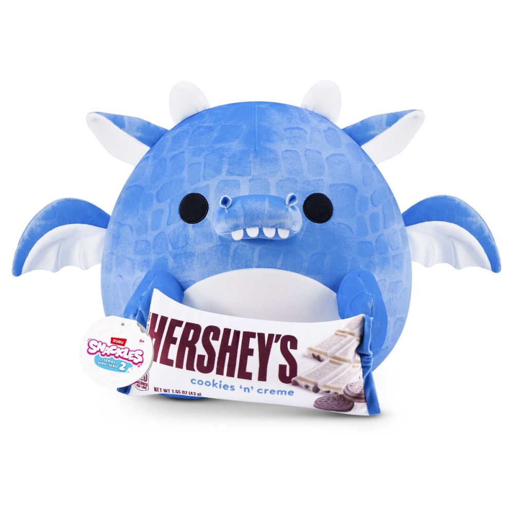 Snackles - Jucarie de plus colectibila, 35 cm, Dragon&Hershey (BLAZE) copii varsta 3 ani + [1]