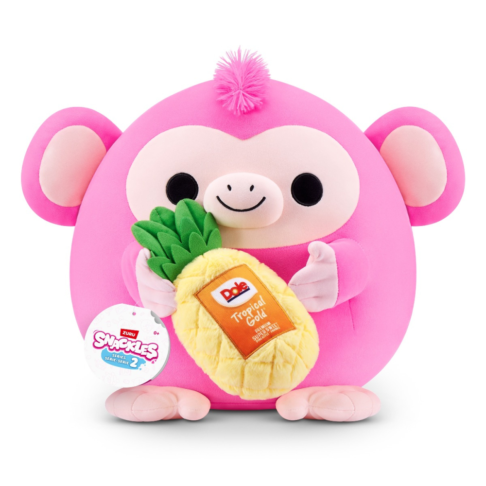 Snackles - Jucarie de plus colectibila, 35 cm, Monkey&Dole (OLI) copii varsta 3 ani + [1]