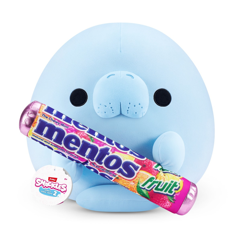Snackles - Jucarie de plus colectibila, 35 cm, Sea Cow&Mentos (DOUGLAS) copii varsta 3 ani + [1]