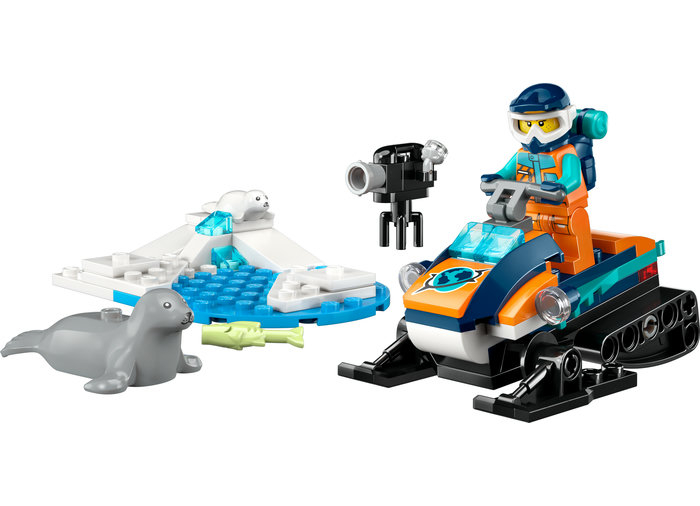LEGO City - Snowmobil de explorare arctica 60376, +5 ani, 70 piese, varsta de la 5 ani la 9 ani [5]