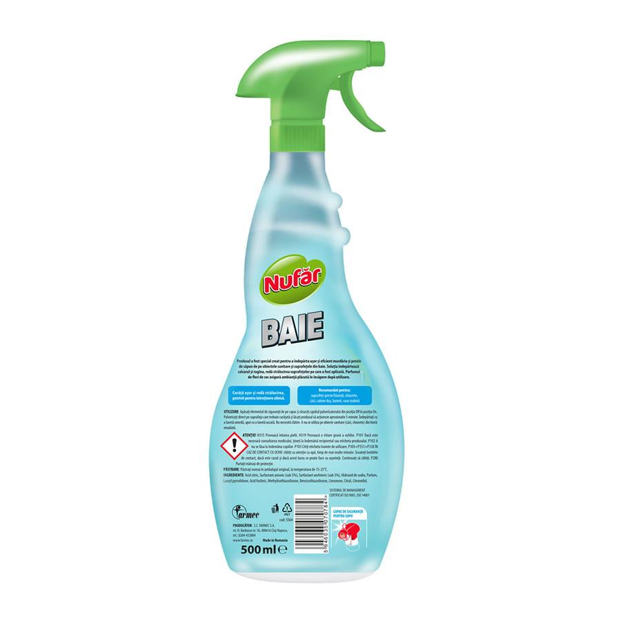 Solutie anticalcar cu pulverizator 500ml nufar farmec [2]