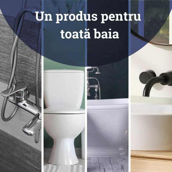 Solutie universala anticalcar pentru baie, 625 ml, ChanteClair [2]
