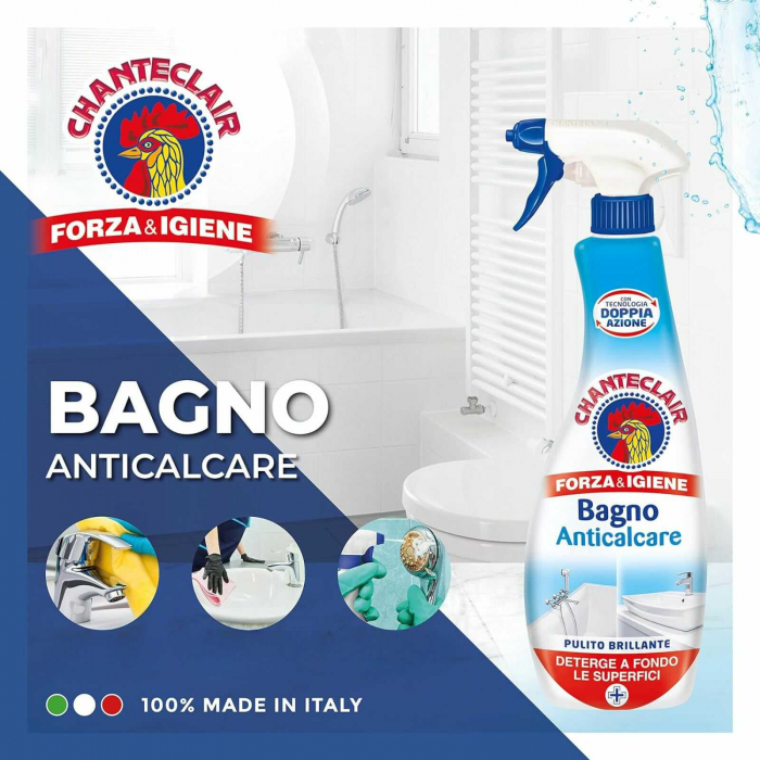 Solutie universala anticalcar pentru baie, 625 ml, ChanteClair [4]