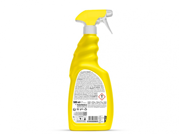 Solutie de scos pete de ulei, vopsea si cerneala pe baza de solventi, cu pulverizator, 500 ml, Sanitec [2]