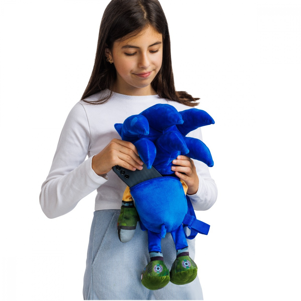 Sonic Prime - Rucsac de plus, diverse modele varsta 3-5 ani ,5-7 ani, Unisex [3]