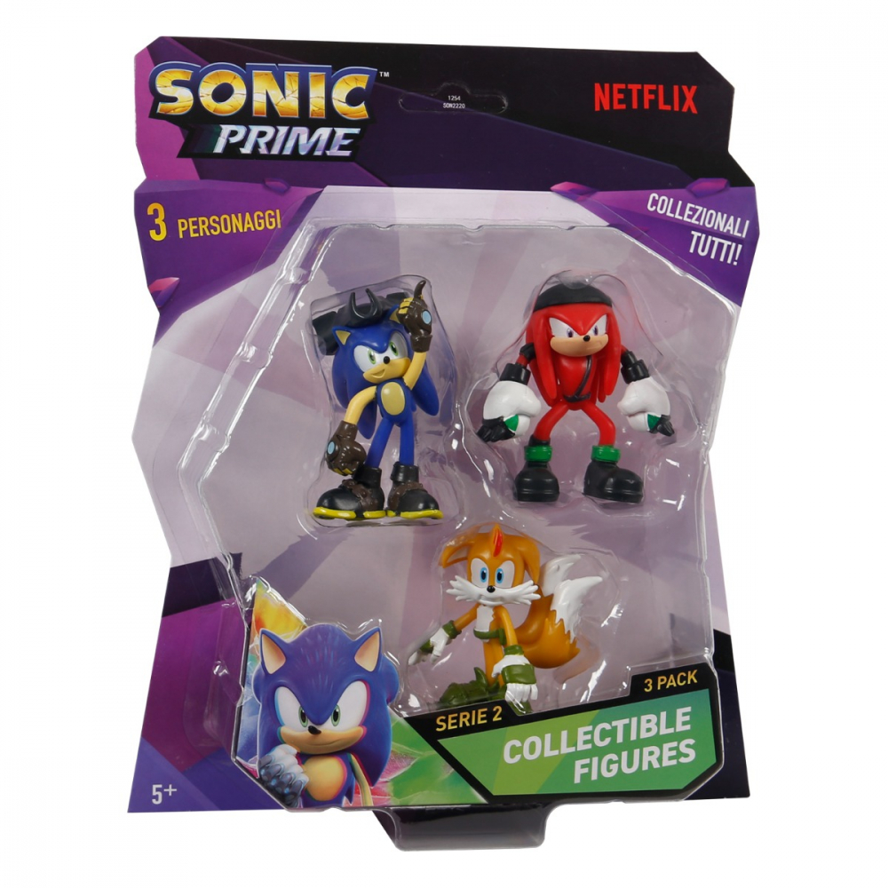 Sonic Prime - Set 3 figurine, blister, diverse modele, S2 varsta 7-9 ani ,9-12 ani ,12-14 ani ,14-18 ani ,18+, Baieti [5]