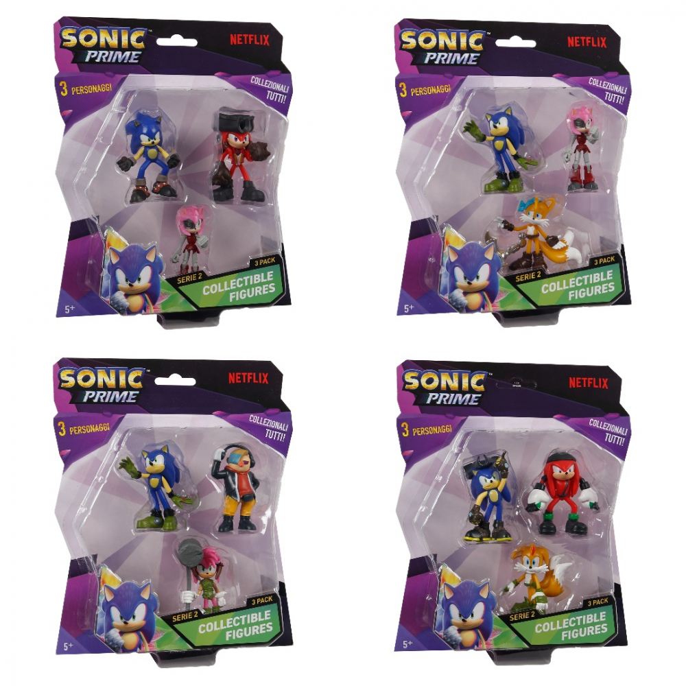 Sonic Prime - Set 3 figurine, blister, diverse modele, S2 varsta 7-9 ani ,9-12 ani ,12-14 ani ,14-18 ani ,18+, Baieti [1]