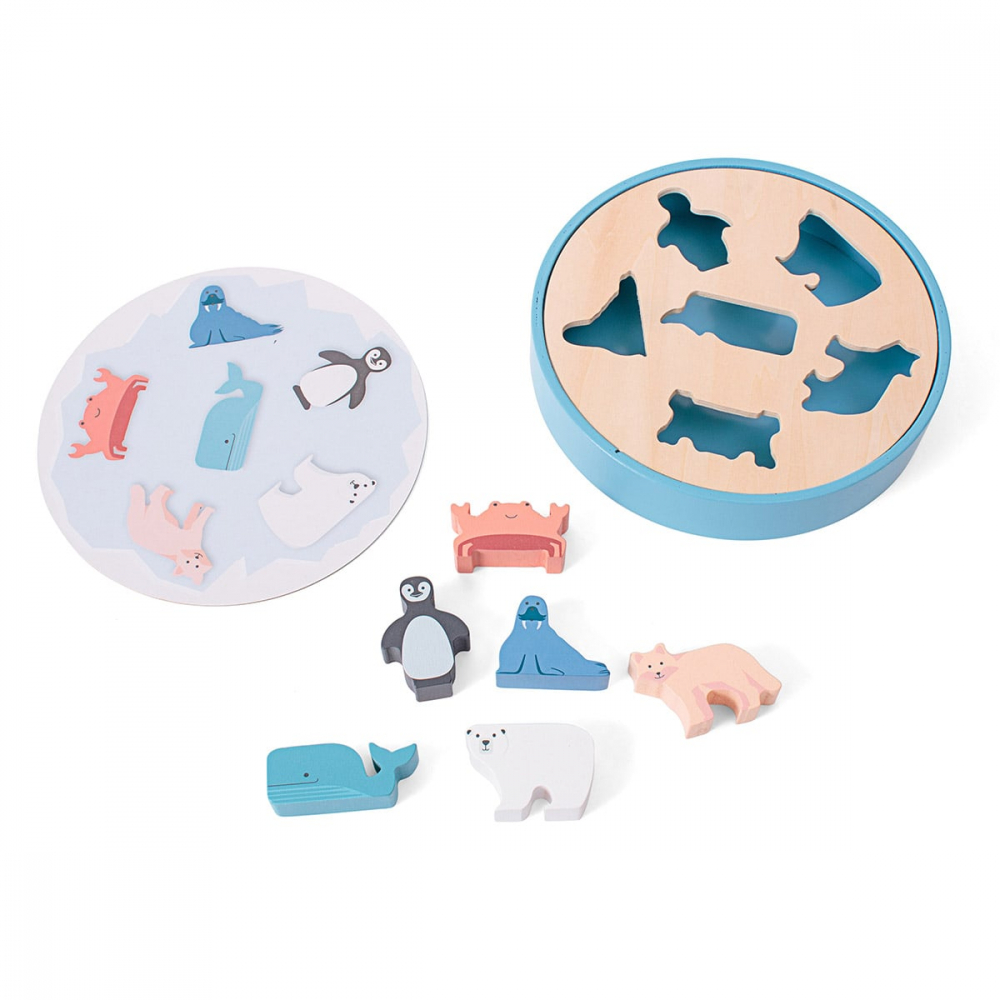 Sortator de forme, Animale polare, BS Toys, 1-5 ani [2]