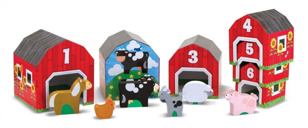 Sortator de forme Casuta cu animale Melissa and Doug [1]