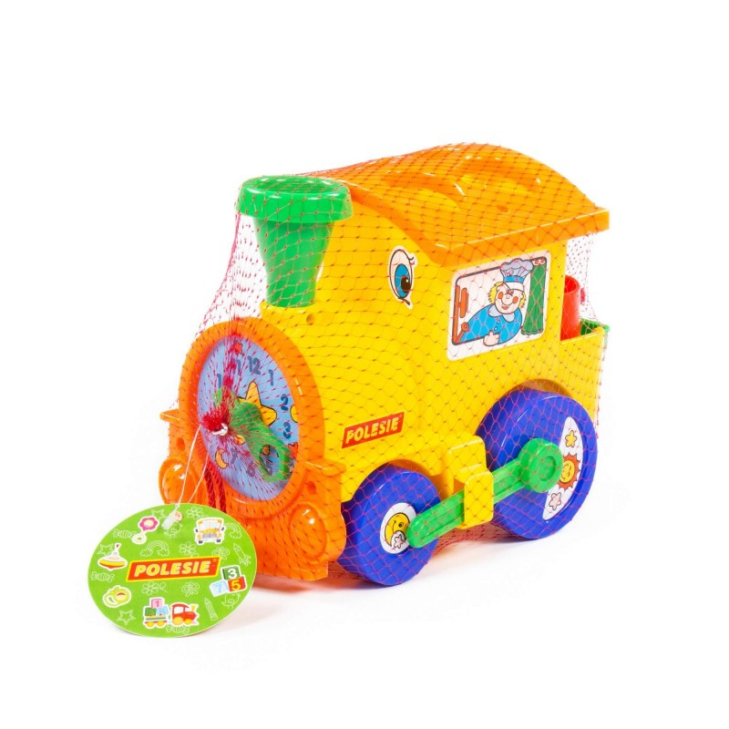 Sortator de forme Locomotiva Polesie Cavallino 6189, 22cm, 6 forme, plastic, multicolor, 3+ ani [6]