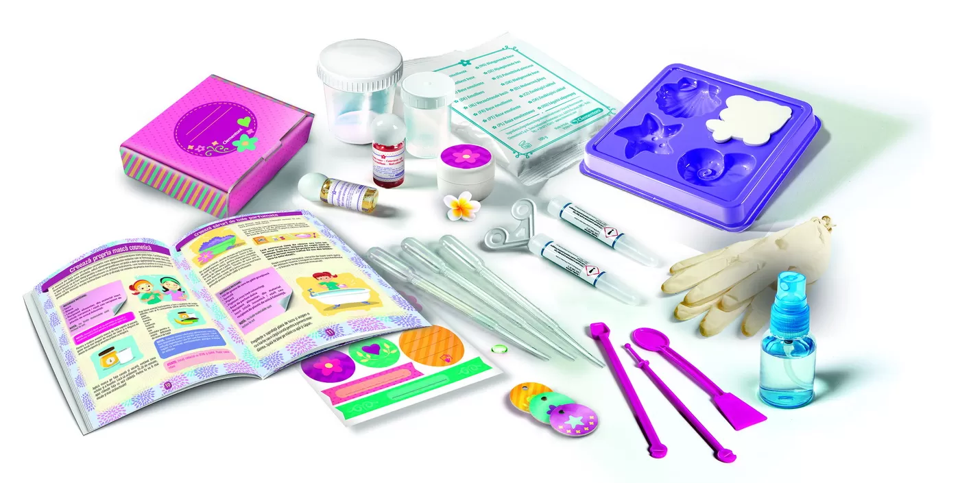 Stiinta si Joaca: Salon de Spa si Sapunuri aromate, 8 ani+, Clementoni, varsta de la 8 ani la 12 ani [2]