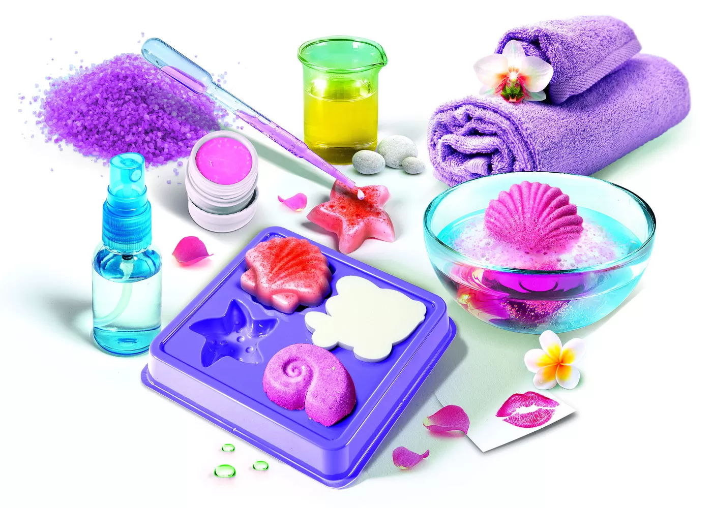 Stiinta si Joaca: Salon de Spa si Sapunuri aromate, 8 ani+, Clementoni, varsta de la 8 ani la 12 ani [3]