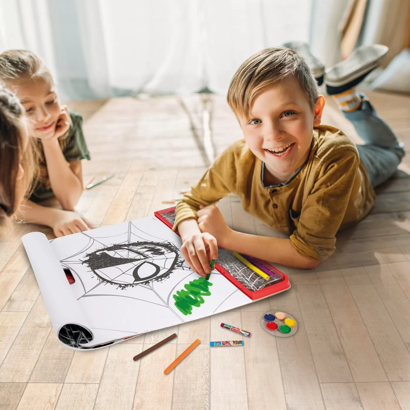 Set pictura si desen, Giga Block 5 in 1, Spiderman, 3 ani+, varsta de la 3 ani la 8 ani [3]