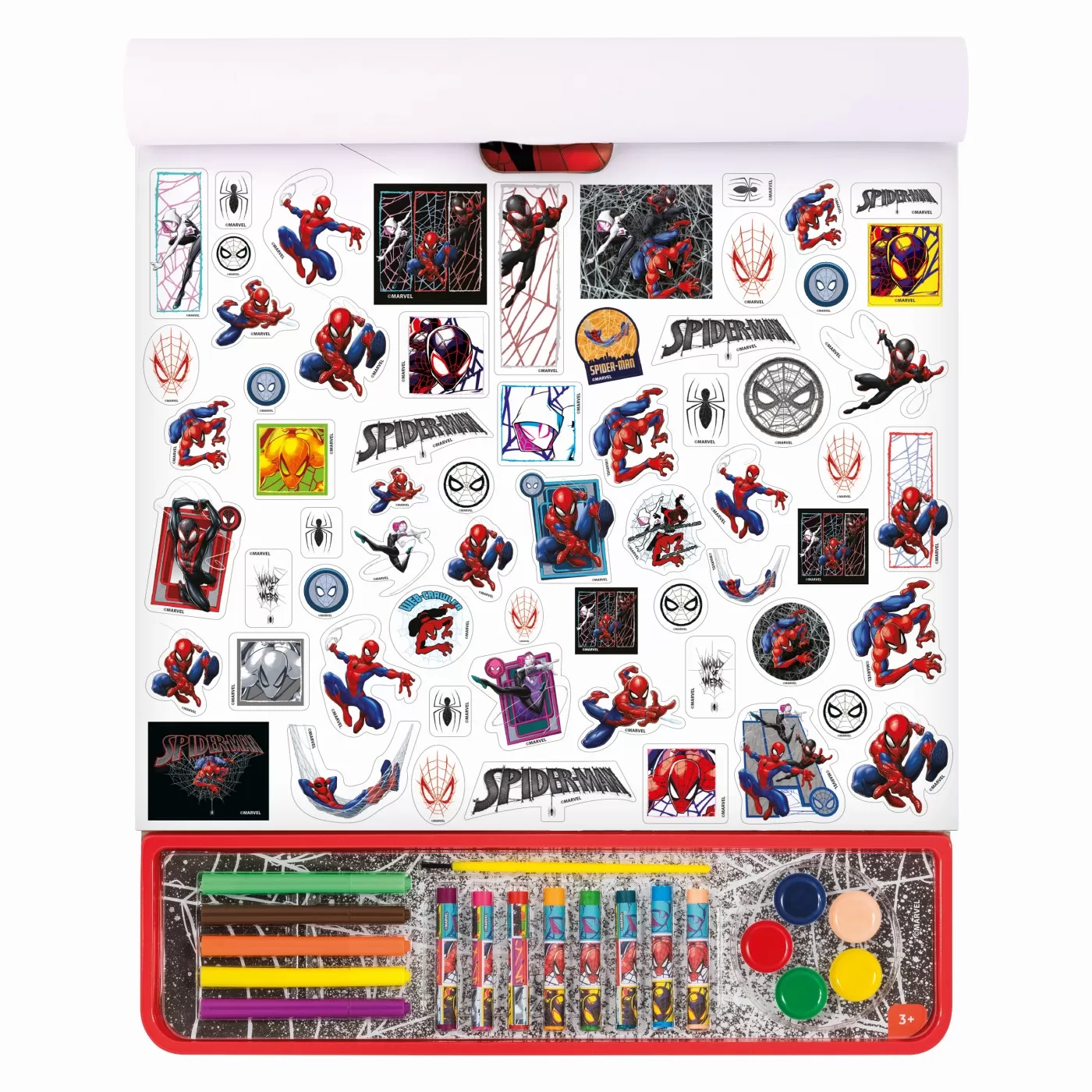 Set pictura si desen, Giga Block 5 in 1, Spiderman, 3 ani+, varsta de la 3 ani la 8 ani [2]