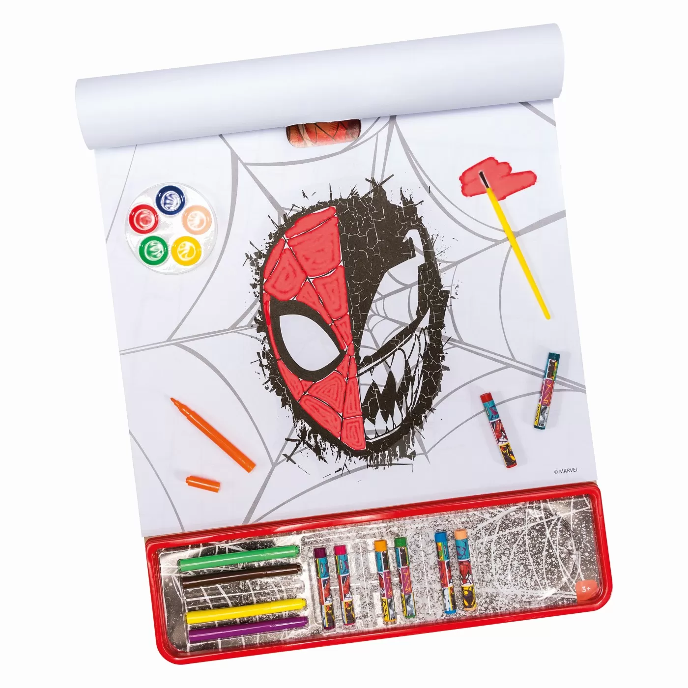 Set pictura si desen, Giga Block 5 in 1, Spiderman, 3 ani+, varsta de la 3 ani la 8 ani [4]