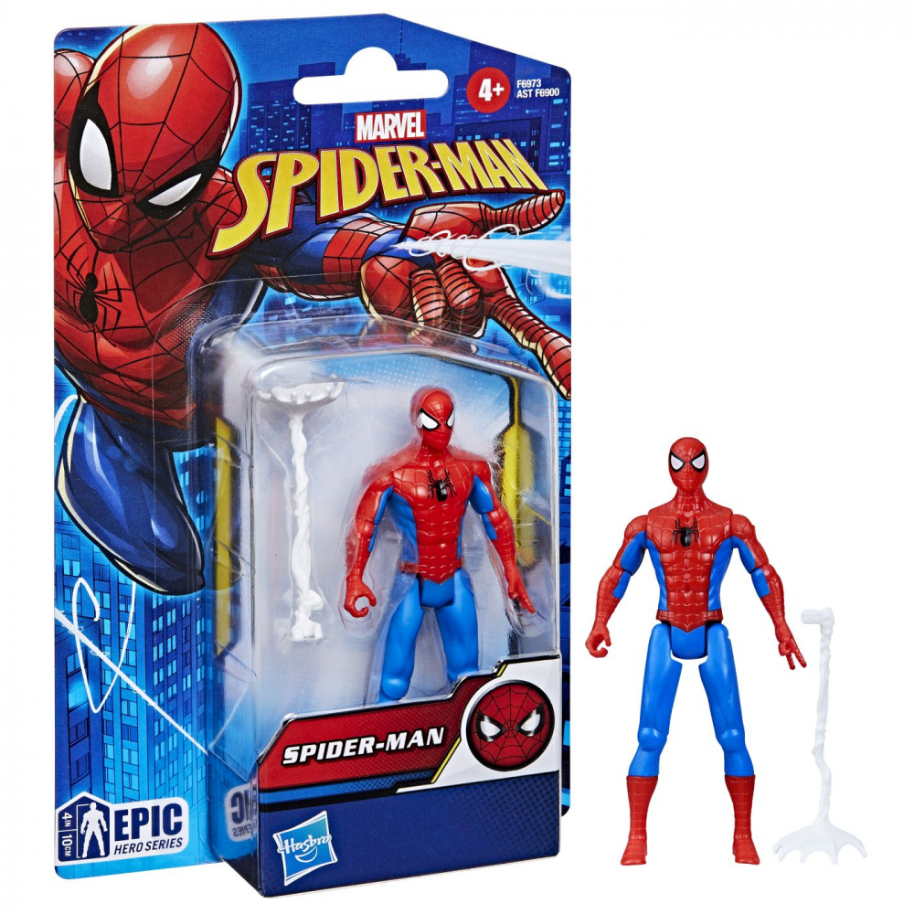 Spiderman epic hero figurina spider man 10cm, varsta de la 4 ani la 8 ani [3]