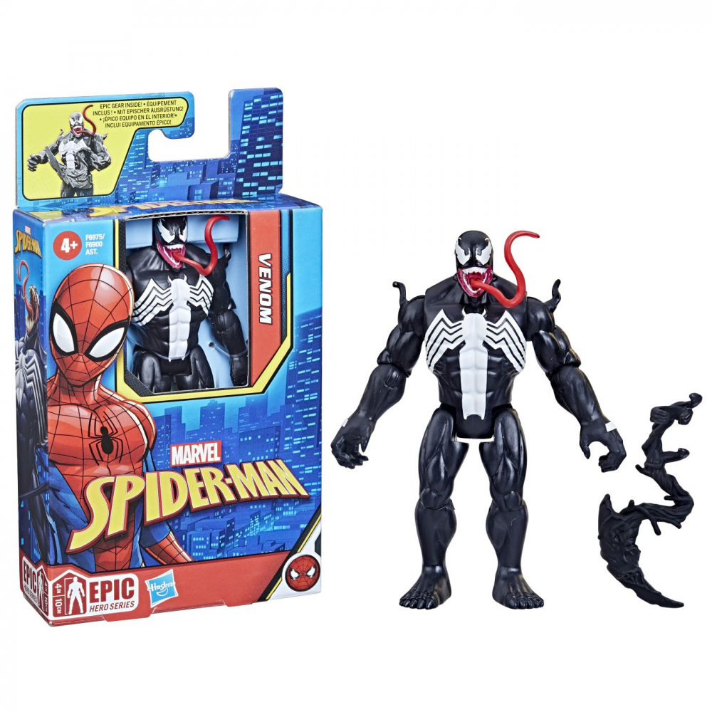 Spiderman epic hero figurina venom 10cm, varsta de la 4 ani la 8 ani [7]