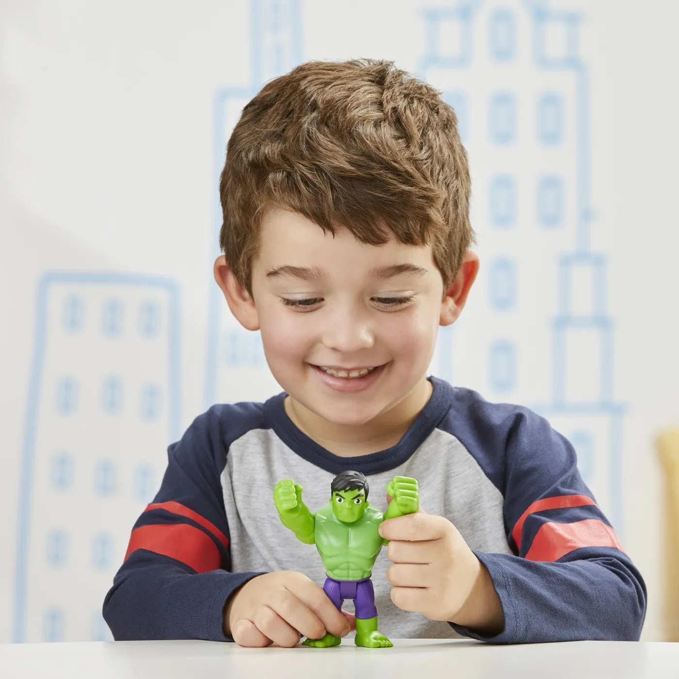Spidey prietenii extraordinari figurina hulk 10cm, varsta de la 3 ani la 7 ani [3]