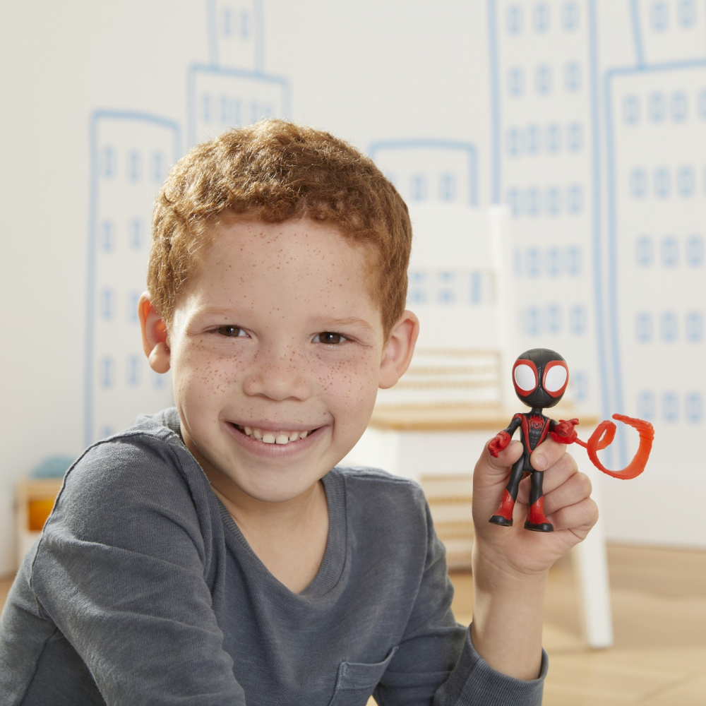 Spidey prietenii extraordinari figurina miles morales 10cm, varsta de la 3 ani la 7 ani [3]