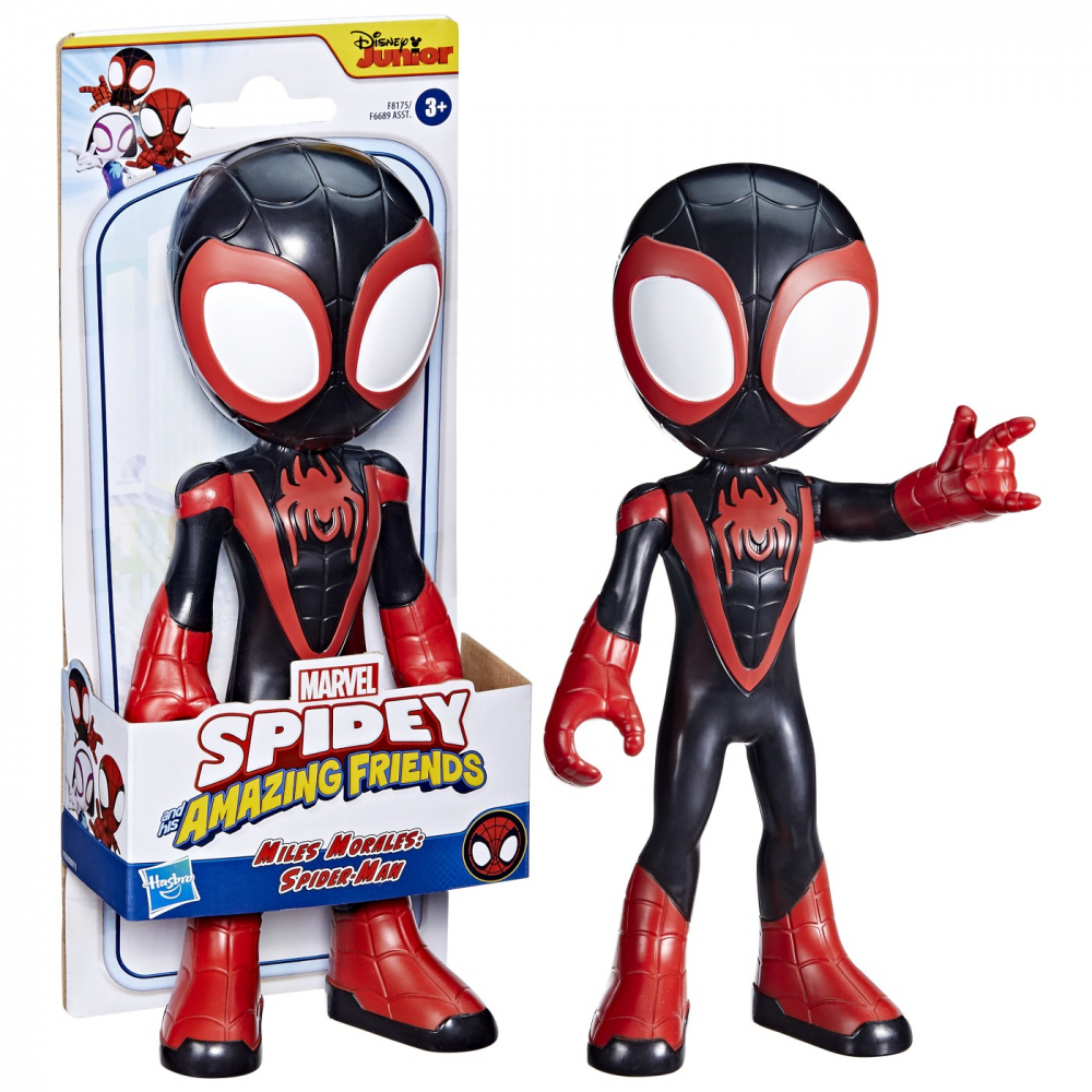 Spidey prietenii extraordinari figurina supradimensionata miles morales spider man 23cm, varsta de la 3 ani la 7 ani [3]