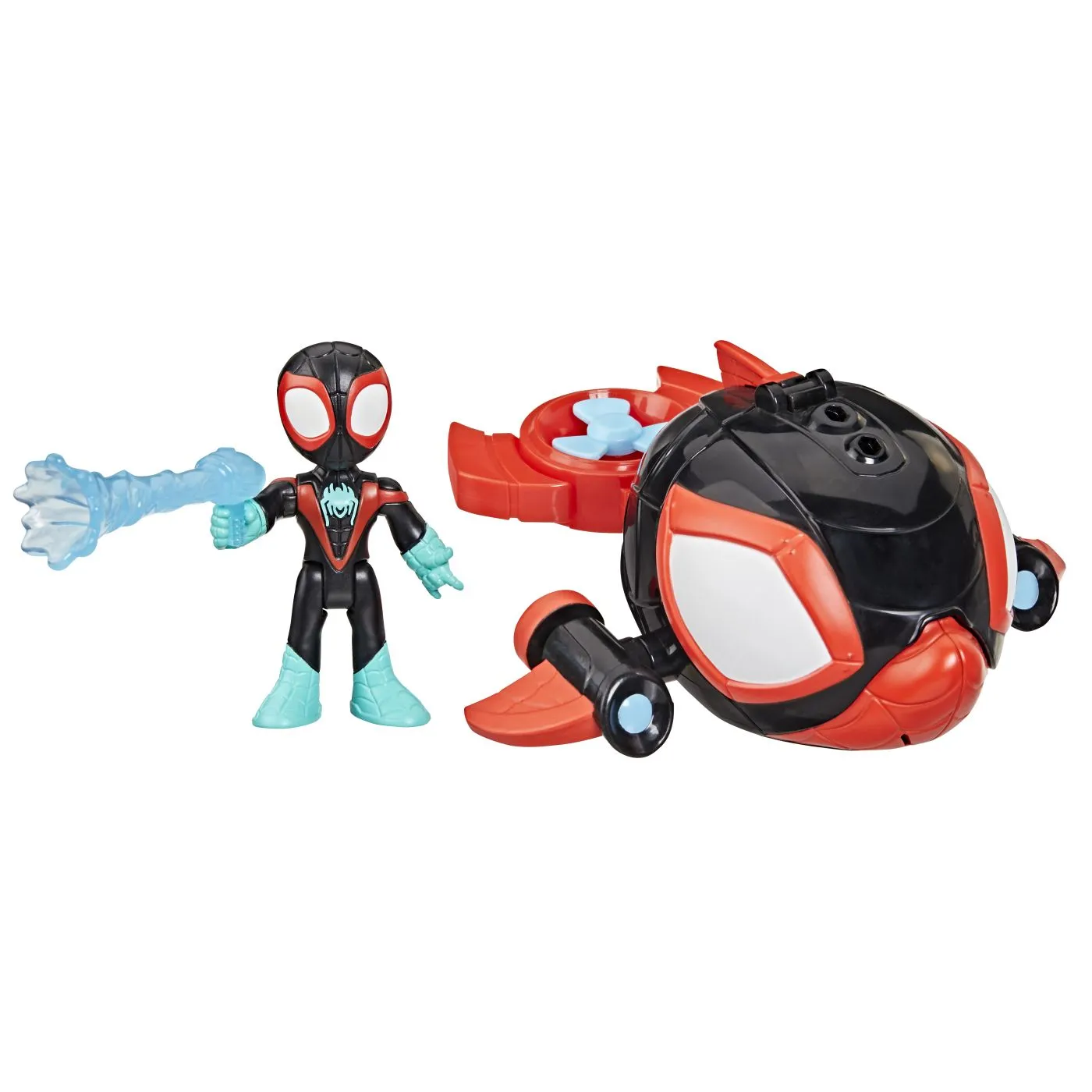 Spidey si prietenii lui uimitori marvel set figurina 7.6cm si submarinul delfin, copii 3 ani-7 ani [2]