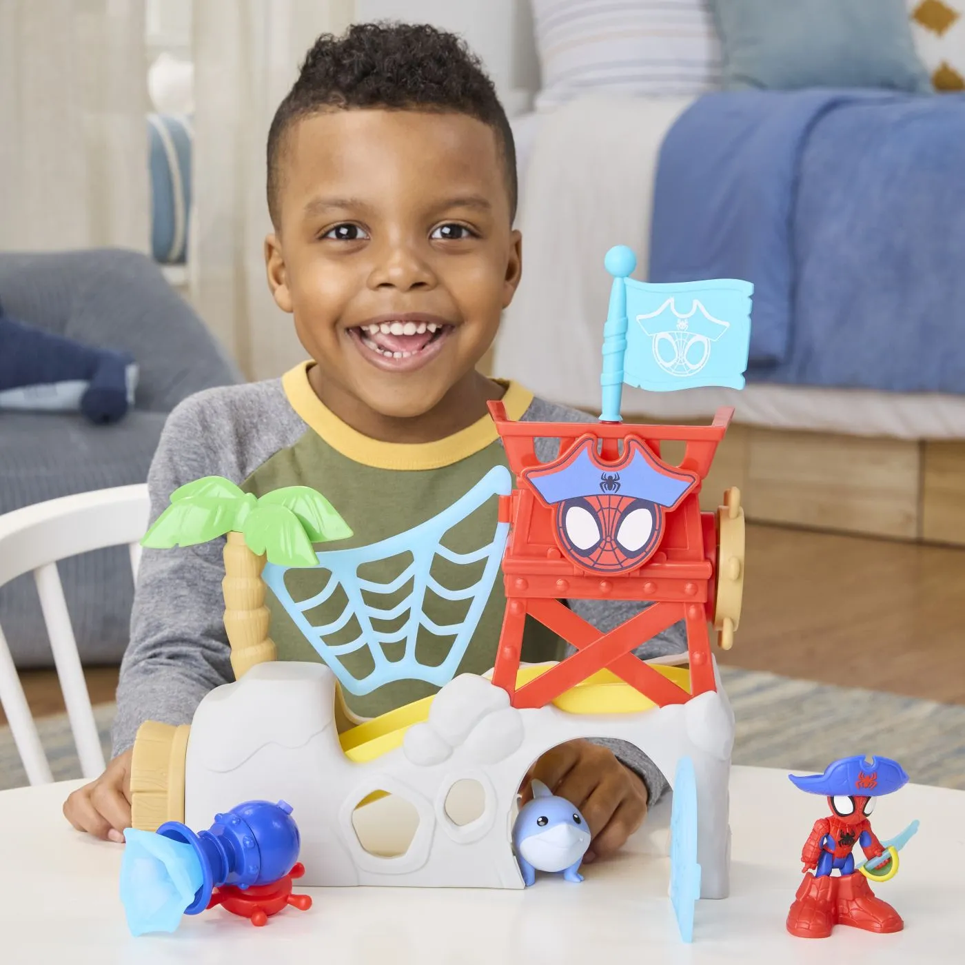 Spidey si prietenii lui uimitori marvel water webs insula lui spidey, copii 3 ani pana la 7 ani [3]