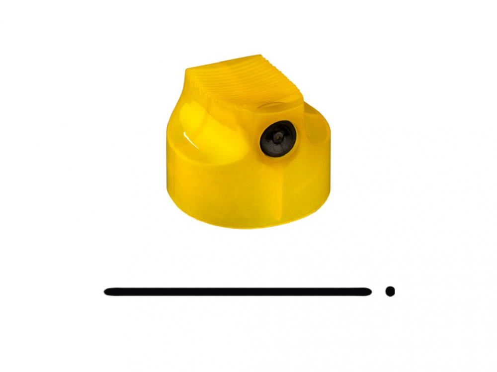 Spray cap German Skinny yellow/black [1]