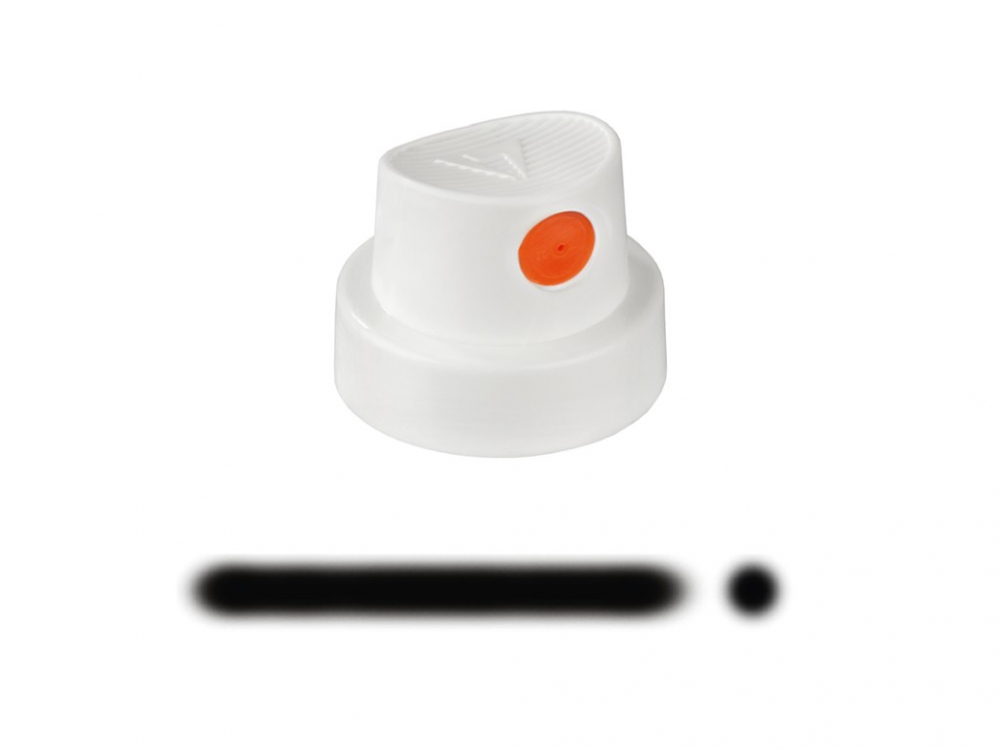 Spray cap Silent Flatcap white/orange [1]