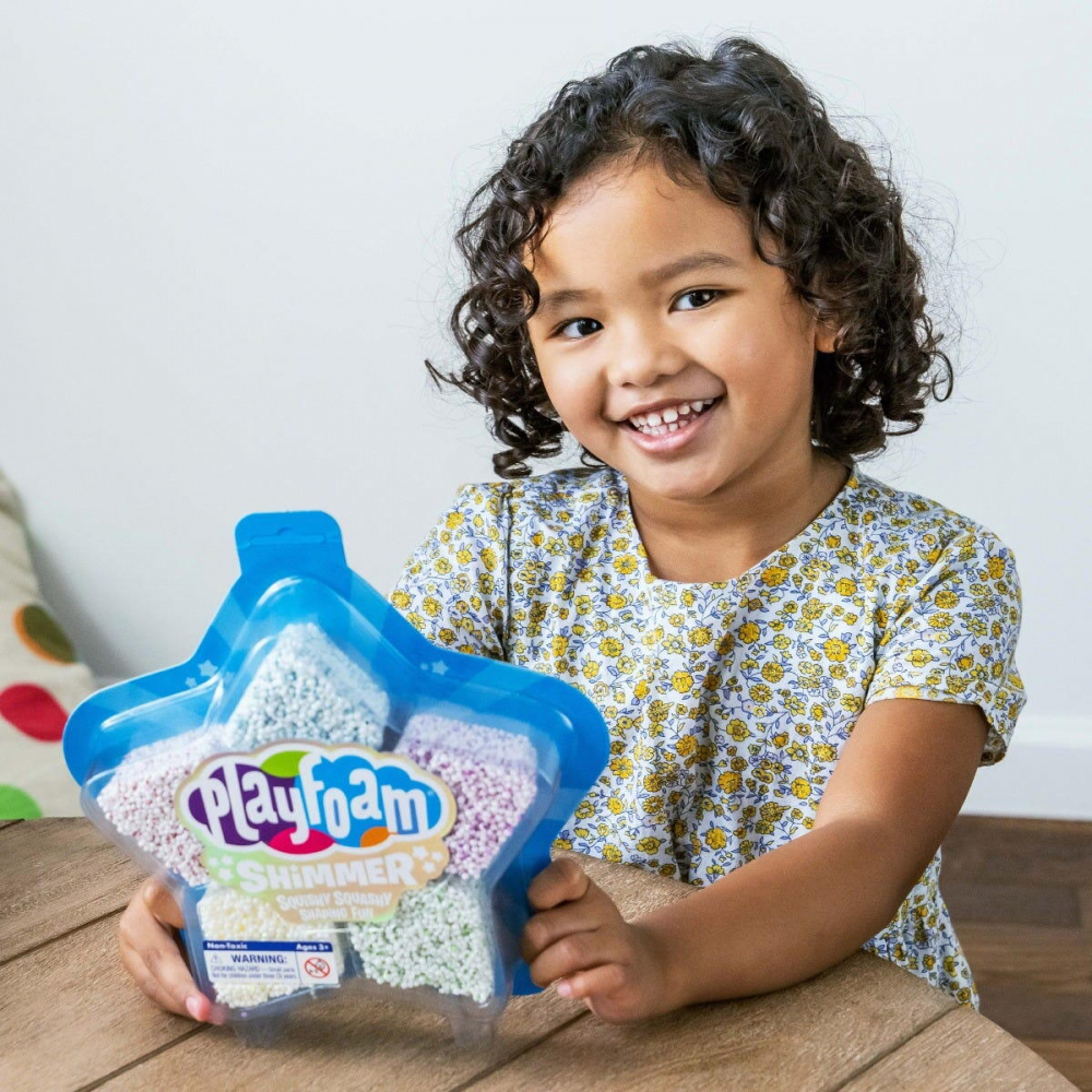 Spuma de modelat cu sclipici Playfoam - Steluta [3]