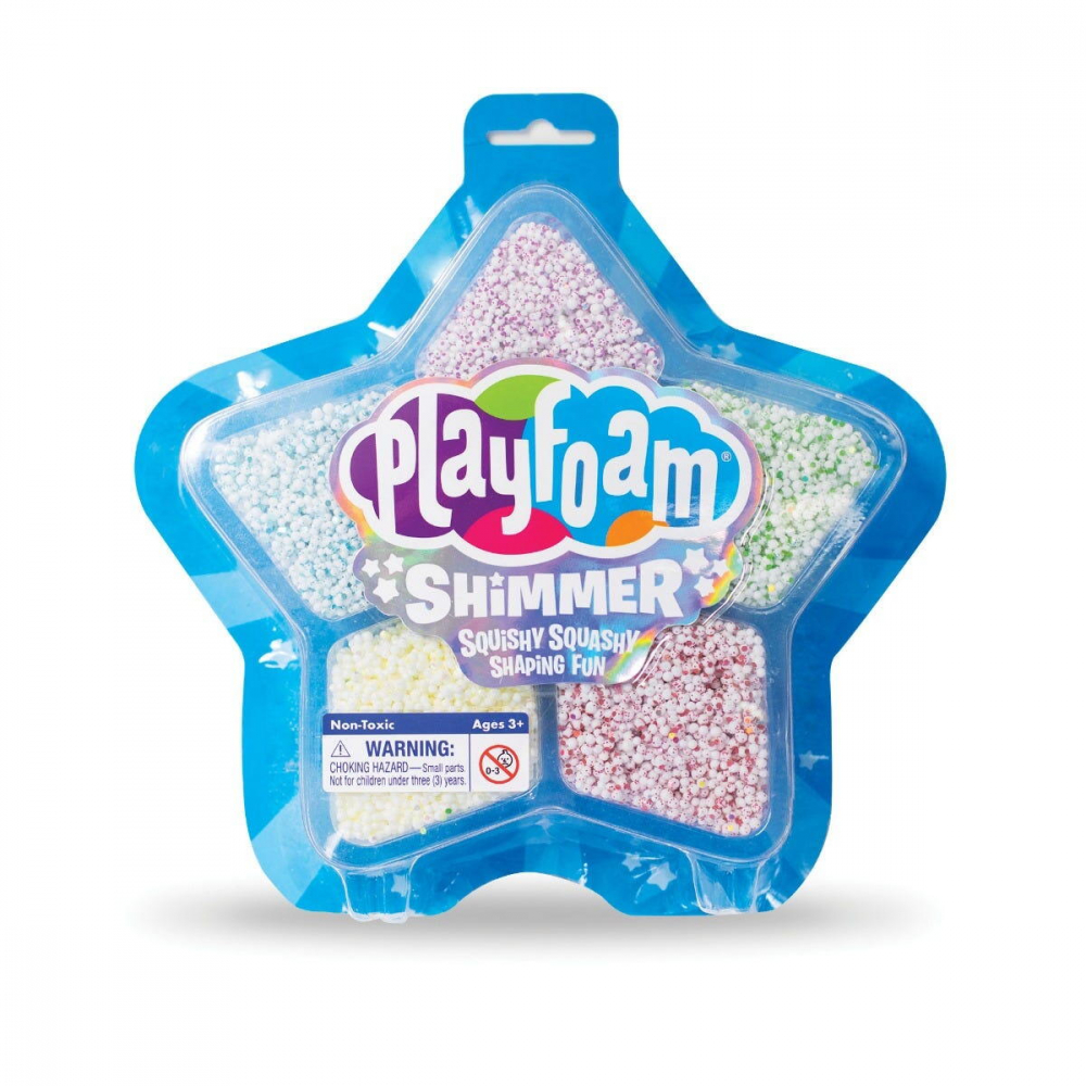 Spuma de modelat cu sclipici Playfoam - Steluta [1]