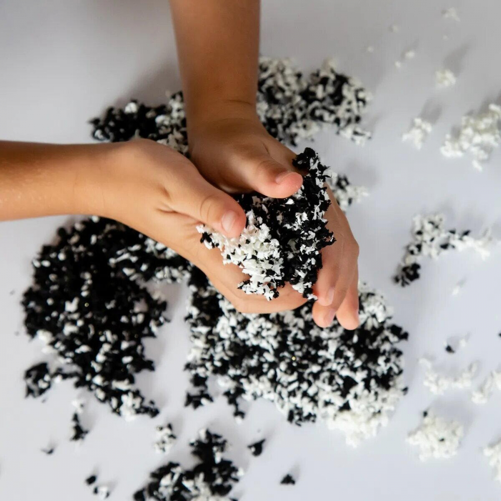 Spuma de modelat Playfoam Pluffleâ„¢ Twist -  Alb si negru [5]