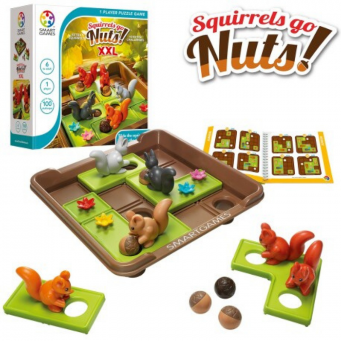 Squirrels Go Nuts XXL - Joc de logica, Smart Games