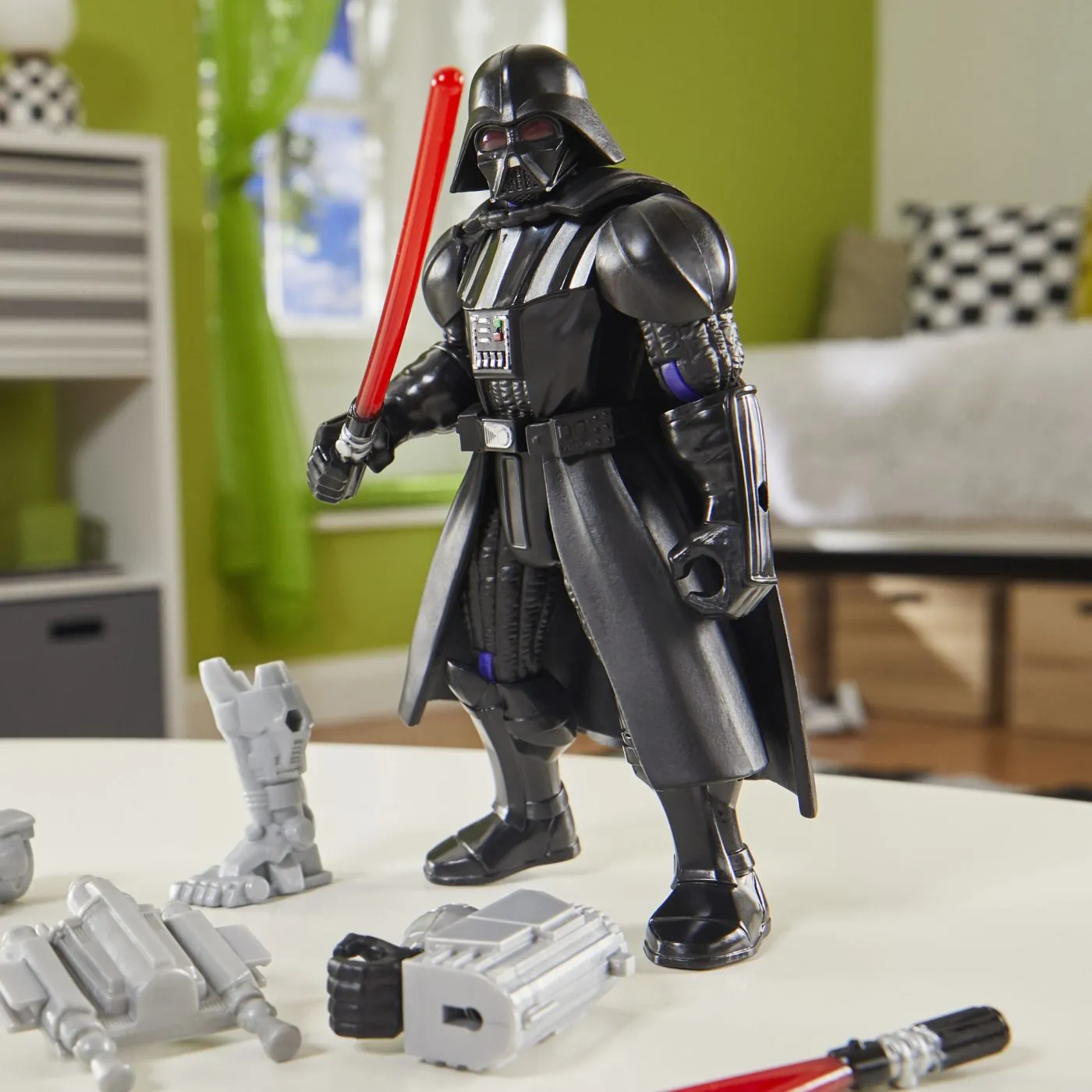 Star wars mix mashers deluxe set figurina darth vader 12cm si accesorii, copii 4 ani pana la 9 ani [8]