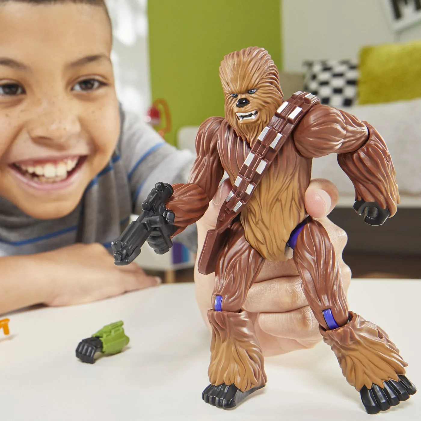 Star wars mix mashers set figurina chewbacca 12cm si accesorii, copii varsta 4 ani pana la 8 ani [3]