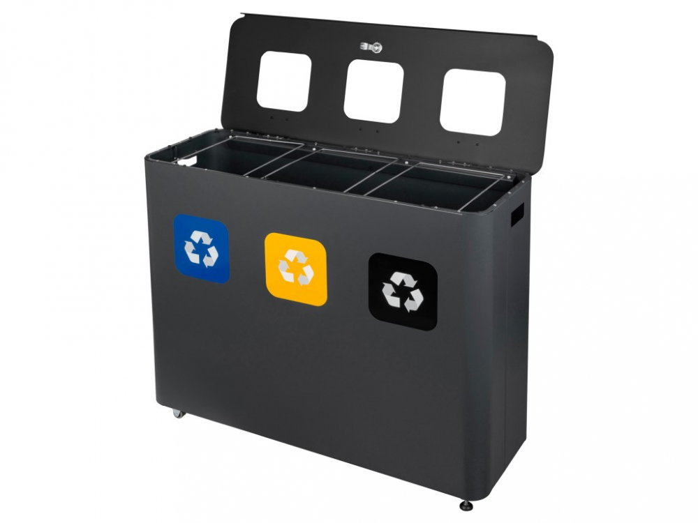 Stație colectare selectivă Eko Star Station 3 x 60 L [2]