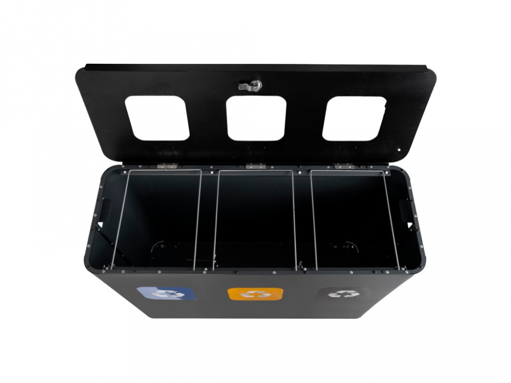 Stație colectare selectivă Eko Star Station 3 x 60 L [3]