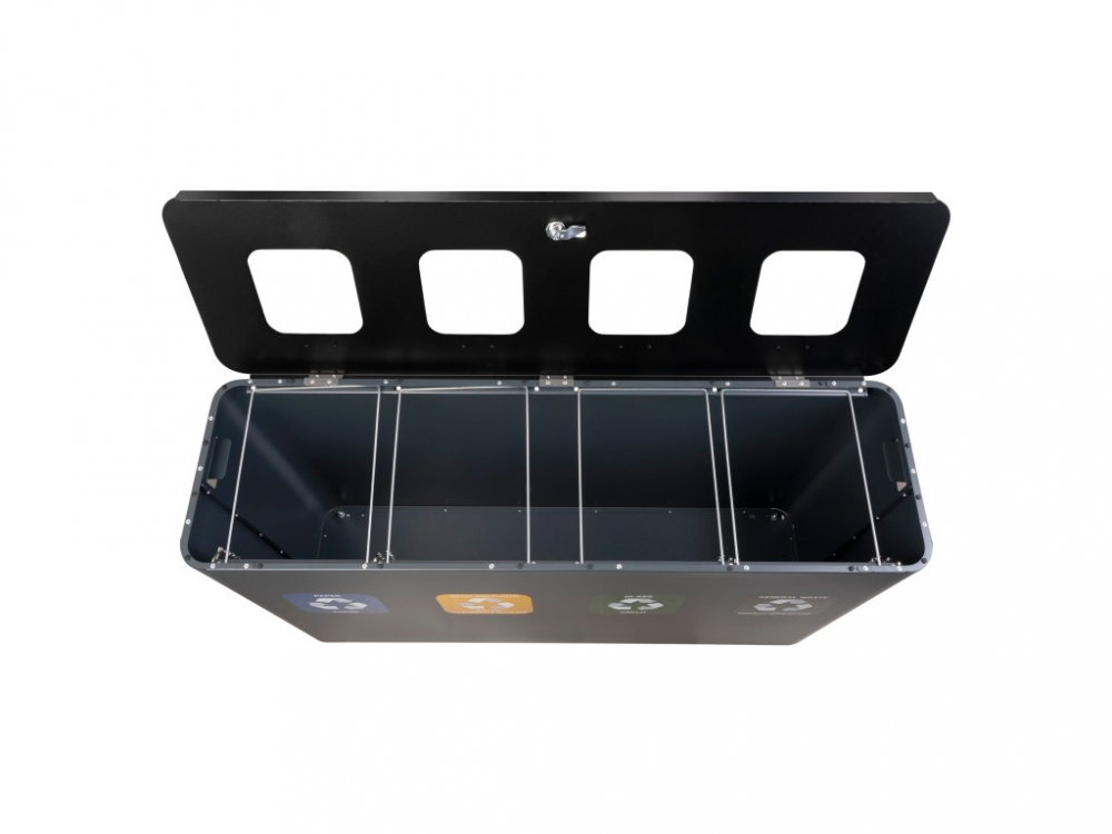 Stație colectare selectivă Eko Star Station 4 x 60 L [3]