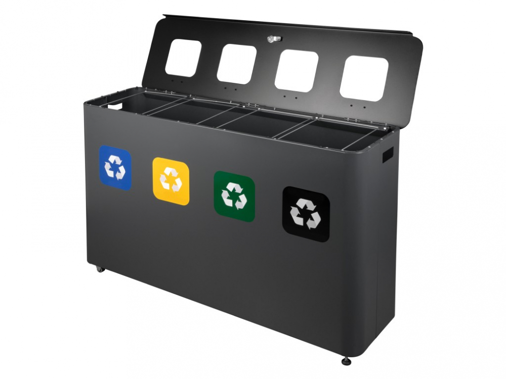 Stație colectare selectivă Eko Star Station 4 x 60 L [2]