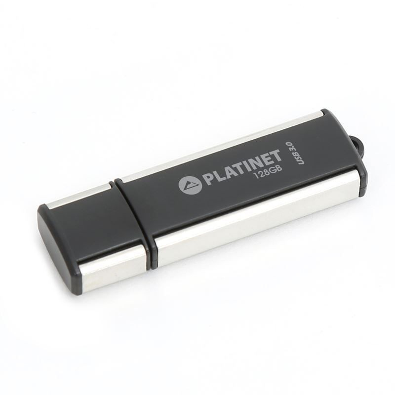 Stick memorie 128GB Platinet PMFU3128X 42287, USB 3.0, 75MB/s, carcasa aluminiu, negru [4]