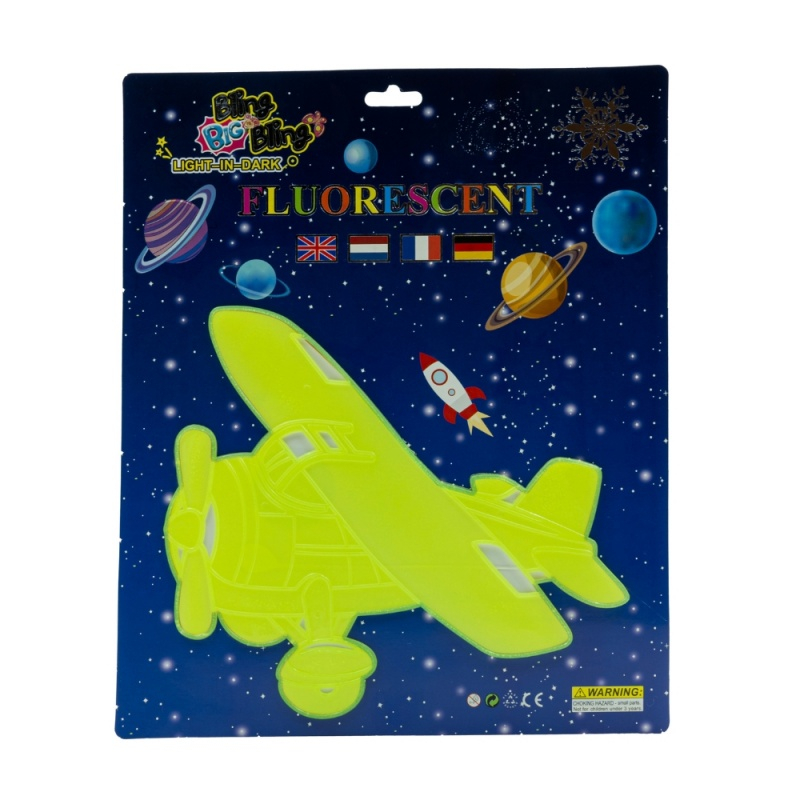 Sticker fluorescent CNX, A4, pentru perete, diverse modele [3]
