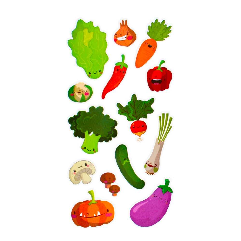 Stickere cu fructe si legume, abtibilduri pentru proiectele creative ale copiilor [2]