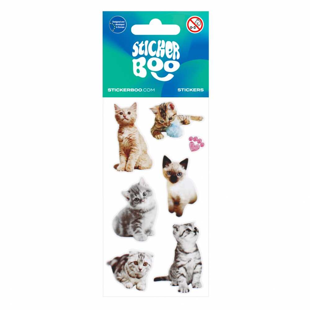 Stickere cu pisicute si catelusi, abtibilduri pentru proiecte creative ale copiilor [3]