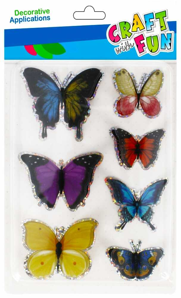 Stickere fluturi, abtibilduri pentru decoratiuni [1]