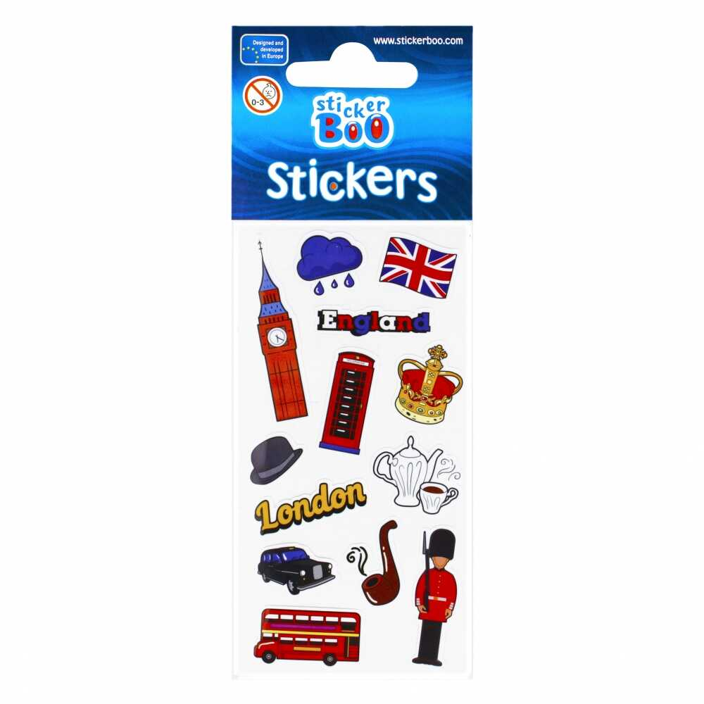 Stickere obiective turistice Europa si UK, abtibilduri pentru proiectele creative ale copiilor [3]