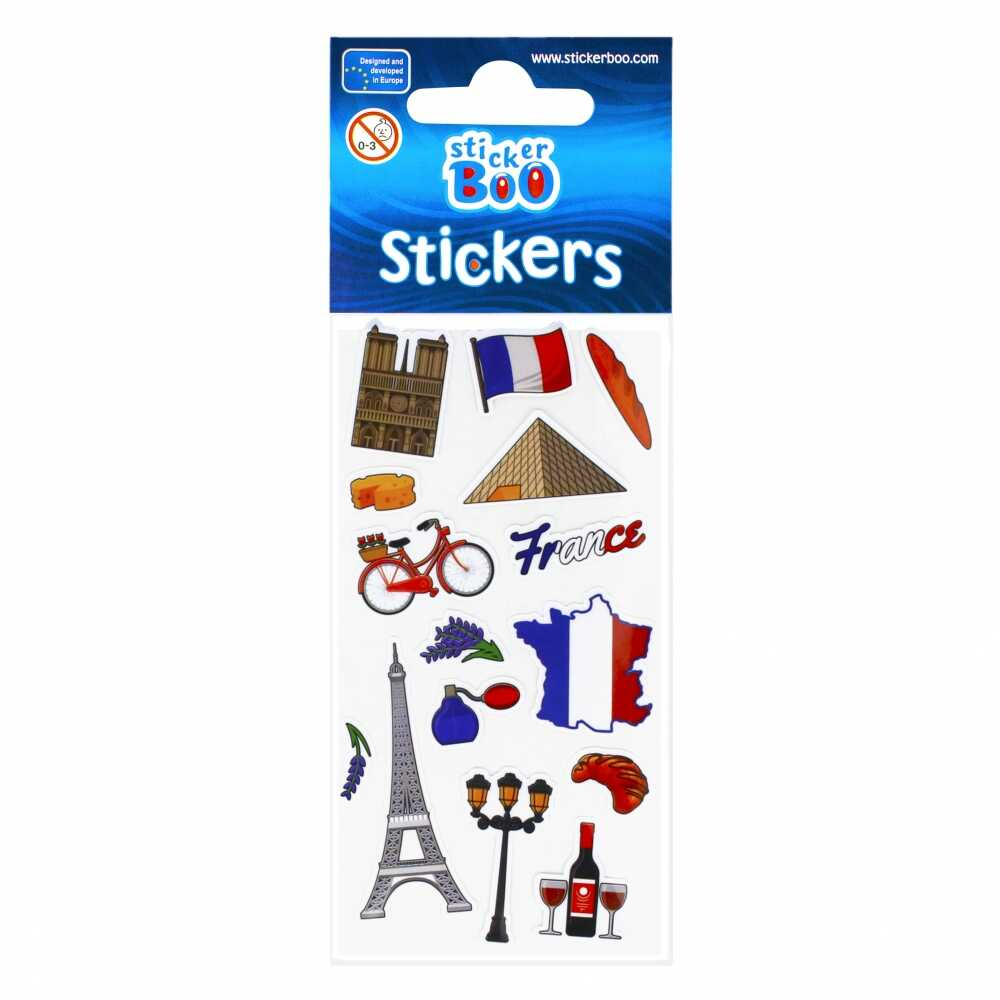 Stickere obiective turistice Europa si UK, abtibilduri pentru proiectele creative ale copiilor [1]