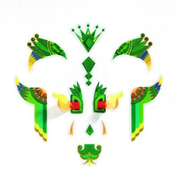 Stickere pentru fata, Abtibilduri Non Alergice, Dragon, Djeco [2]