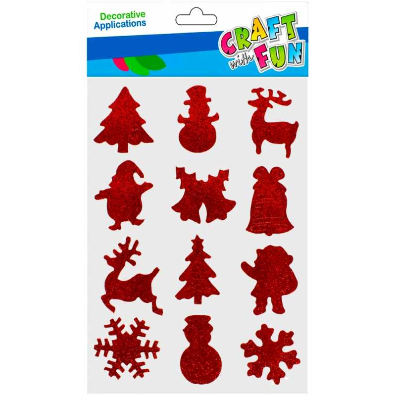 Stickere rosii pentru decoratiuni de Craciun [1]