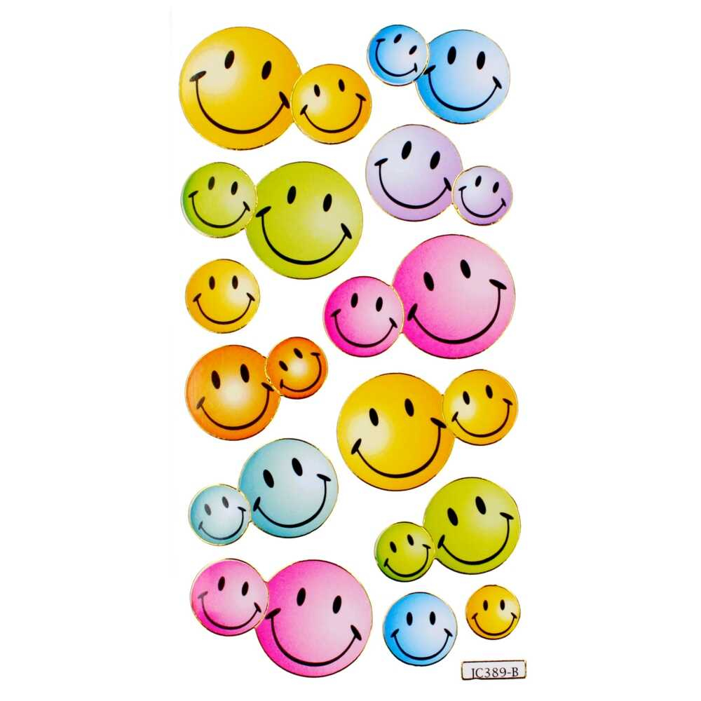 Stickere smiley faces, emoticoane, abtibilduri pentru proiecte creative, fete zambitoare [1]