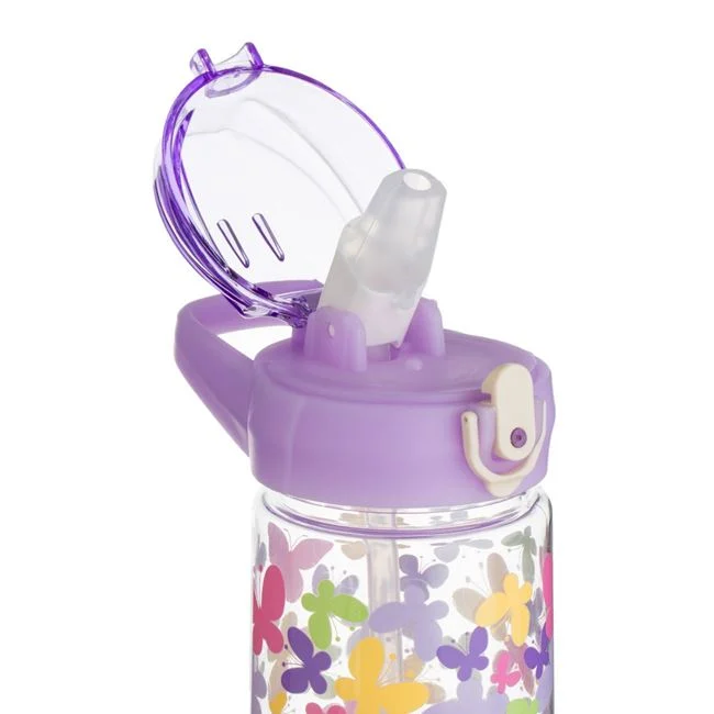 Sticla Apa 450ml Fluturi Color – BPA Free, Pai Silicon, Pop-Up [4]